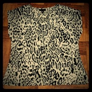 Worthington Leopard Print Blouse